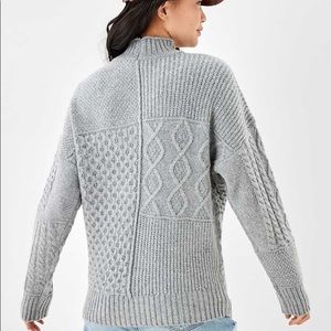 AE Soft & Cozy Mixed Stitch Sweater